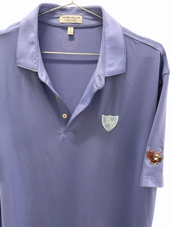 Peter Millar Golf Country Club Polo - Size Large • Burnt Pines FL? Top 100 Clubs - Image 2 of 2