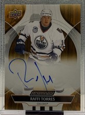 2024-25 Upper Deck Engrained Icons Autographs - Raffi Torres AUTO - OILERS