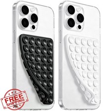 2pk Silicone Suction Cup Phone Mount Hands-Free Holder