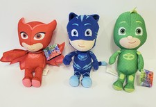 PJ Masks Plush Lot Gekko Owlette Catboy Set Some NEW Just Play P67