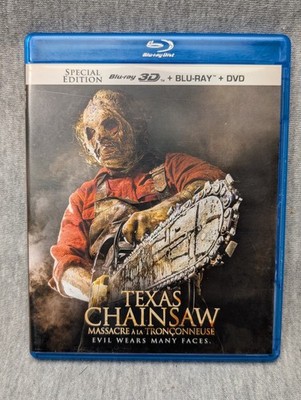 Texas Chainsaw 3D (Blu-ray/DVD, 2-Disc Set, 2013, Canadian)