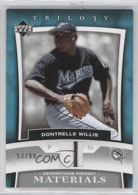 2005 Upper Deck Trilogy Generations Present Materials 53/99 Dontrelle Willis 0b0