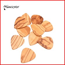 6 Pcs Wooden Guitar Pick 2mm, String Instrument Accessories Wood Guitar