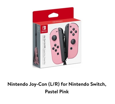 Official Nintendo Brand Nintendo Switch Joy-Con L/R - Pastel Pink