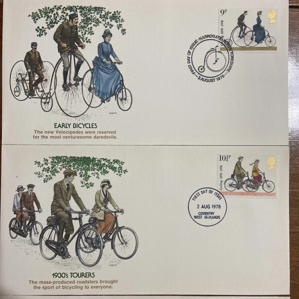“A Century Of Cycling” First Day Covers Issued By Great Britain - Image 3 of 4