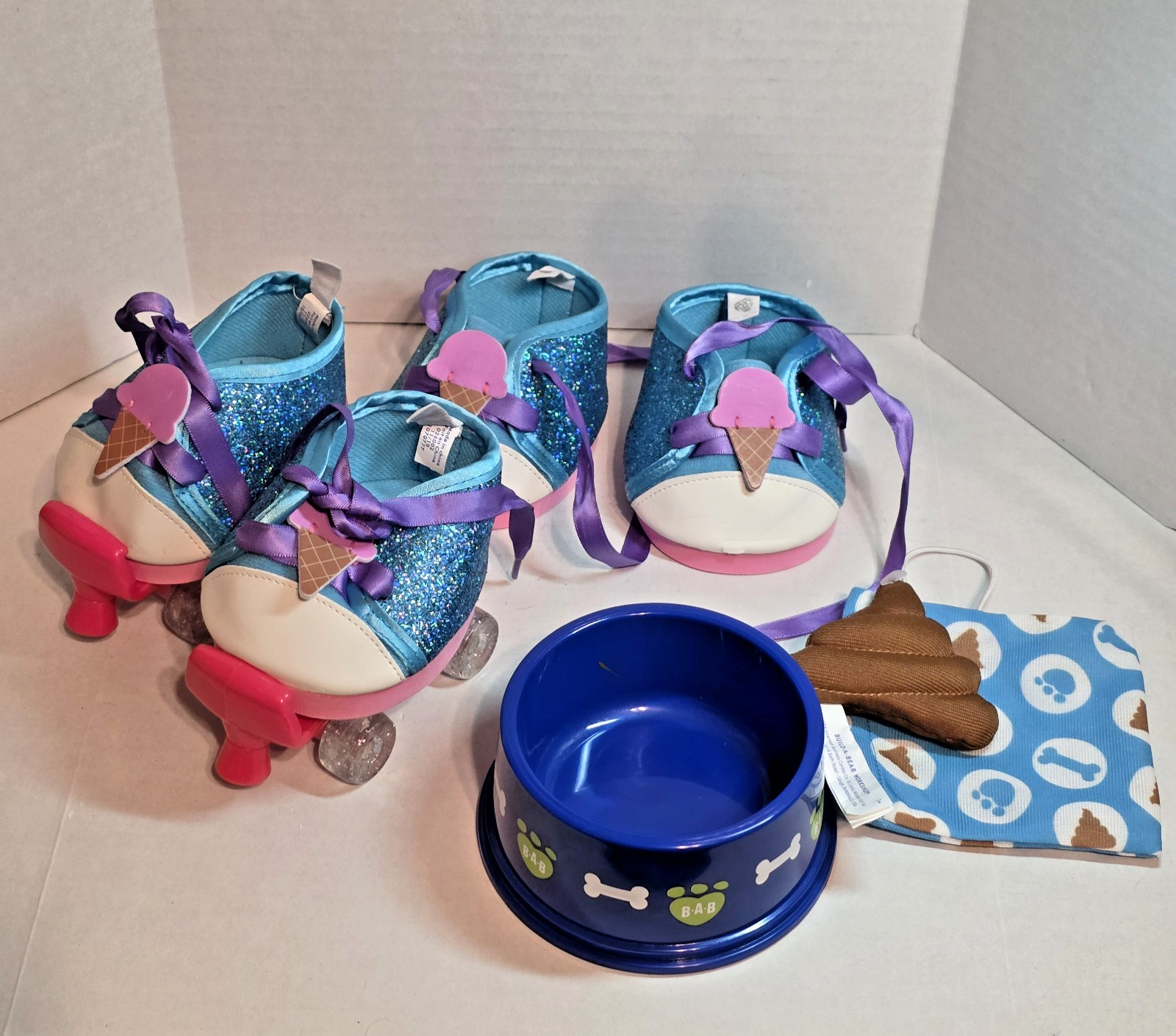 And Accessories / Skates Pet Bowl Ice Cream Glitter Shoes