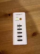 iClicker Plus RLR15 Student Classroom Response System Remote Control Unit Works