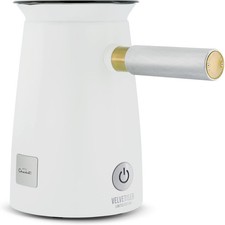 Hotel Chocolat Velvetiser - Hot Chocolate Machine White & 2 Ceramic Cups