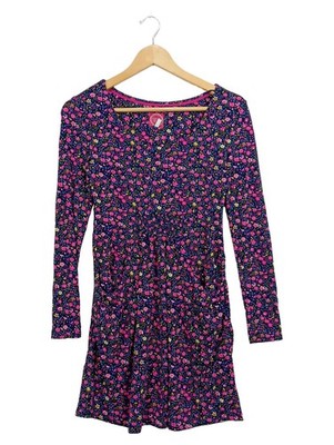 Joules Freizeitkleid Blumenmuster Damen Midikleid Viskose Mehrfarbig 32/XXS