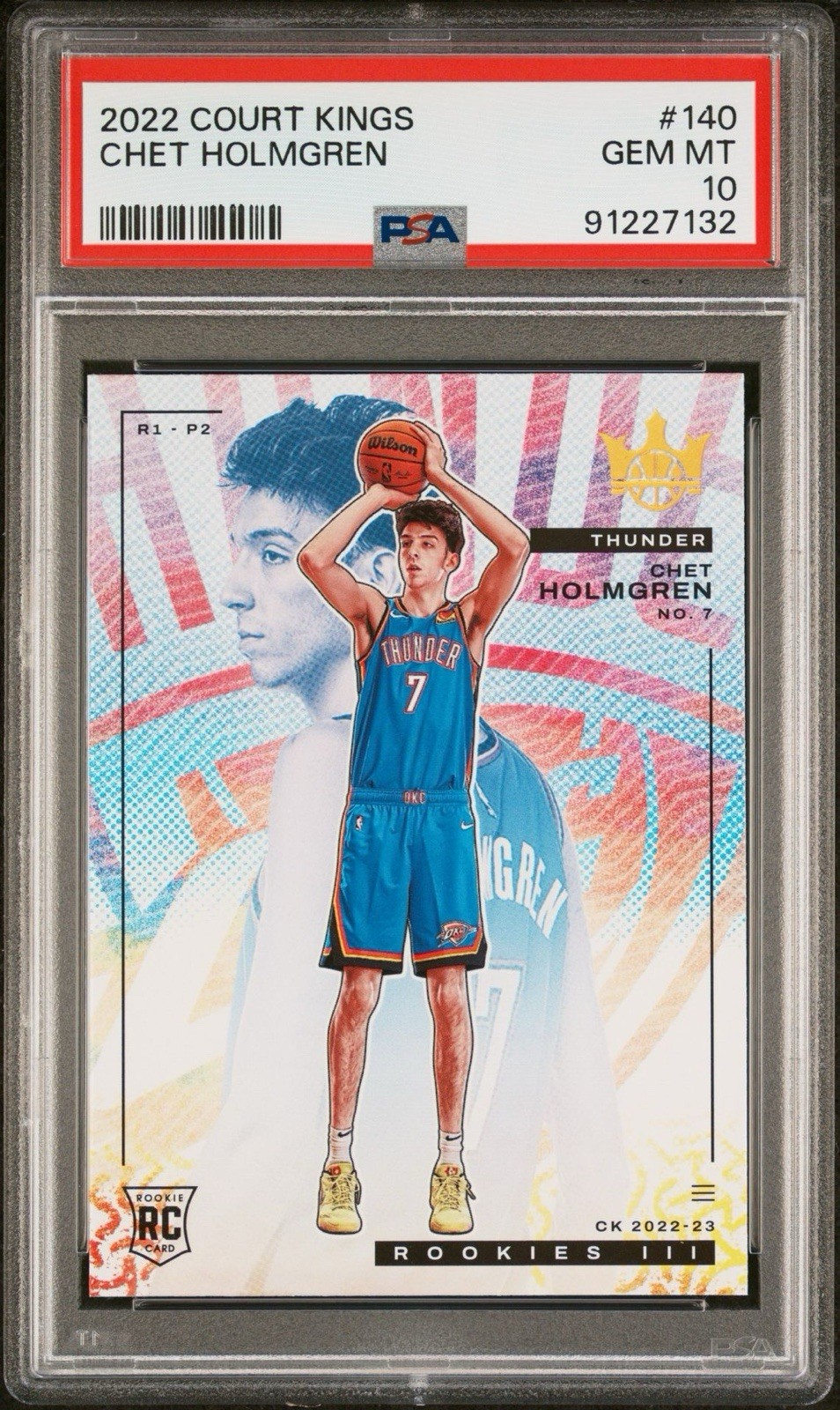 Chet Holmgren 2022 Court Kings #140 Rookies III Price Guide
