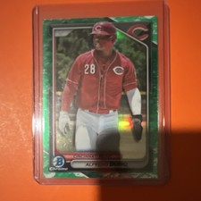 Bowman 2023 Chrome Prospects Alfredo Duno Lunar Glow Refractor  #BCP-51 Reds