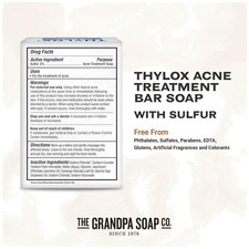 Grandpa Soap Co. Thylox Soap - Prevent Breakouts - 3.25 oz