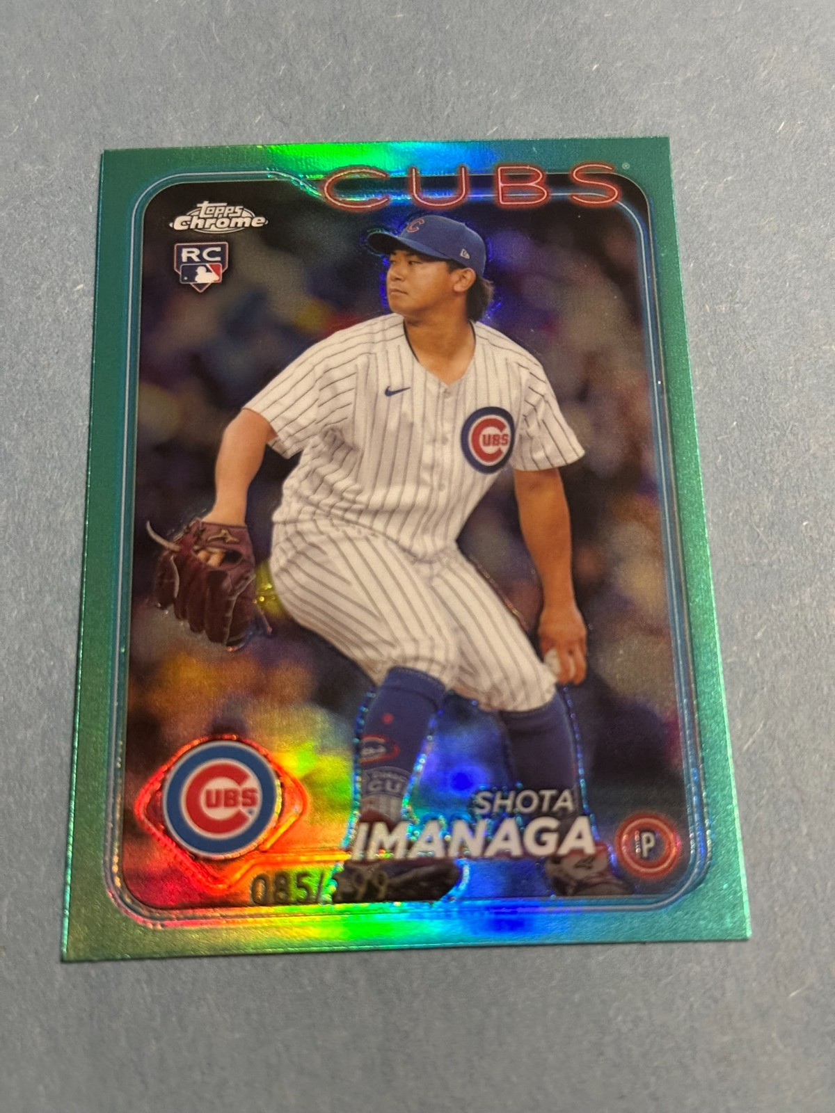 2024 Topps Chrome - Shota Imanaga #121 Aqua Refractor /199 (RC)