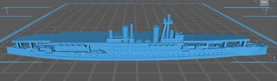 Izmail CV Conversion - Soviet Navy - Wargaming - Axis & Allies - Naval Miniature