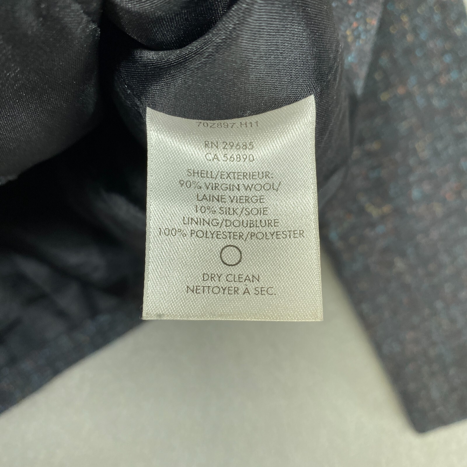 Pendleton Jacket Womens 8 Wool Silk Speckled Char… - image 8