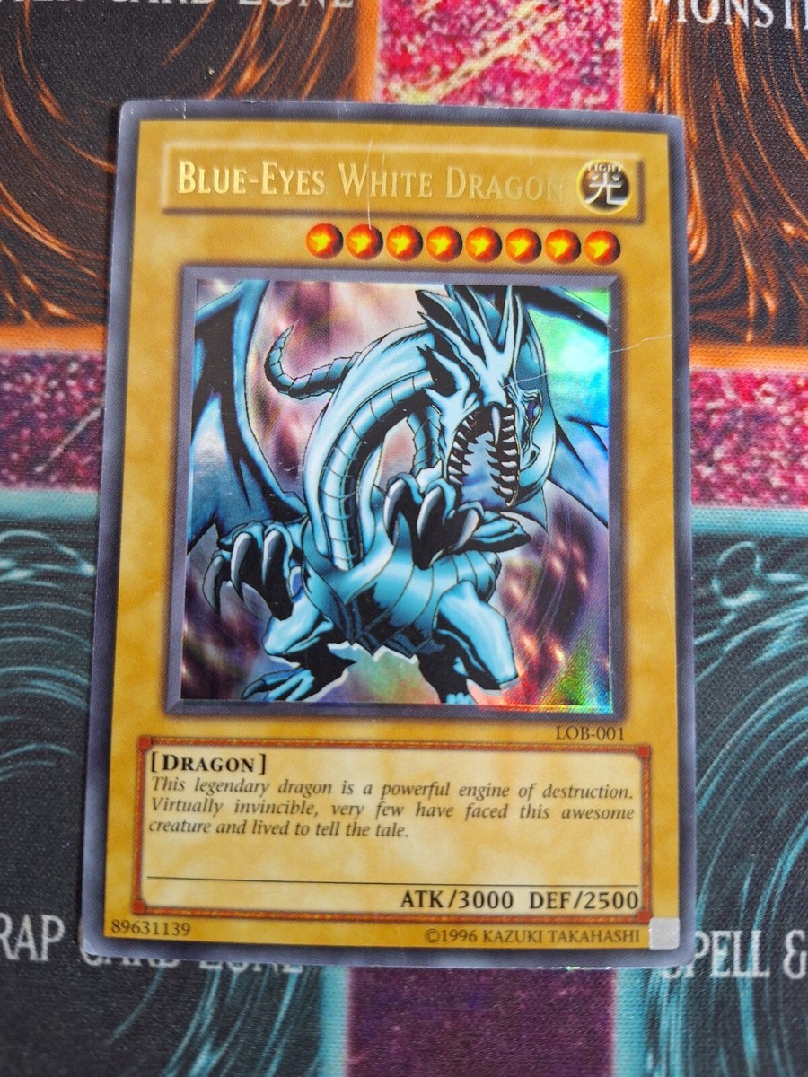 Yu-Gi-Oh! TCG Blue-Eyes White Dragon LOB-001 Ultra Rare OG Unlim