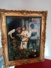 Dipinti antichi 800 Lorenzetti Ciardi brombo caprile irolli pratella palizzi