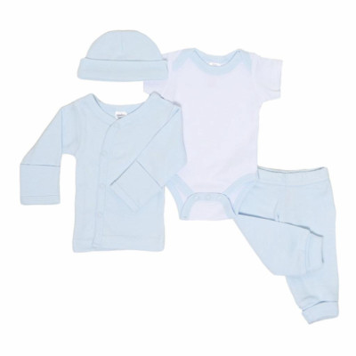 Premature tiny baby boys clothes 4 piece top and trousers set 3.5 kg