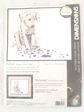 Dimensions Counted Cross Stitch Kit Achoo 2006 Dalmatian Dog Puppy 35179 New