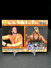 1999 Topps WCW NWO Nitro Sticker Hogan v. Savage Uncensored S3