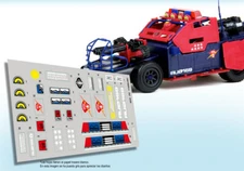 1986 Thunder Machine repro stickers