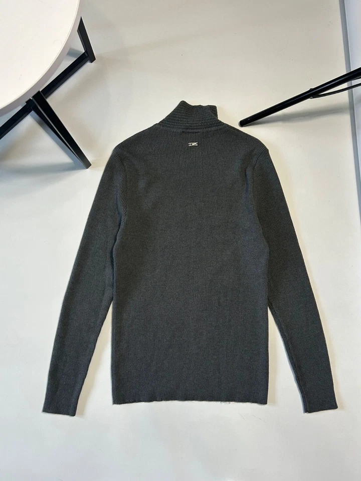 Suéter Versace Clásico Mujer Gris Talla M Foto 4 de 4