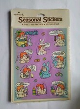 Hallmark Vintage Marvin Baby Easter Sticker Sheet Pack 4 Sheets 1982 See Notes