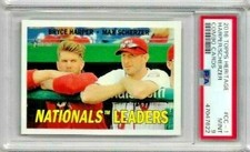 2016 Topps Heritage Bryce Harper/ Max Scherzer Combo Cards PSA 9