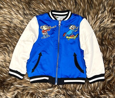 STELLA McCARTNEY KIDS 'Master Of Disguise' Dandy Reversible Bomber Jacket  4yrs