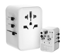 Universal Travel Adapter, International Power Adapter with 2 USB-C and 2 USB-...