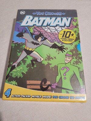 DC BATMAN 4 PACK OF NOVELS SEALED IN ORIGINAL BOX