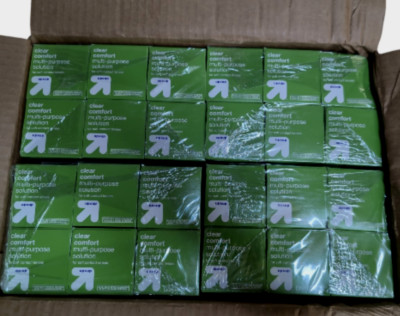 24 Pack (12 oz ea) Compare to Opti-Free Replenish Contact Lens Solution EXP 1/27