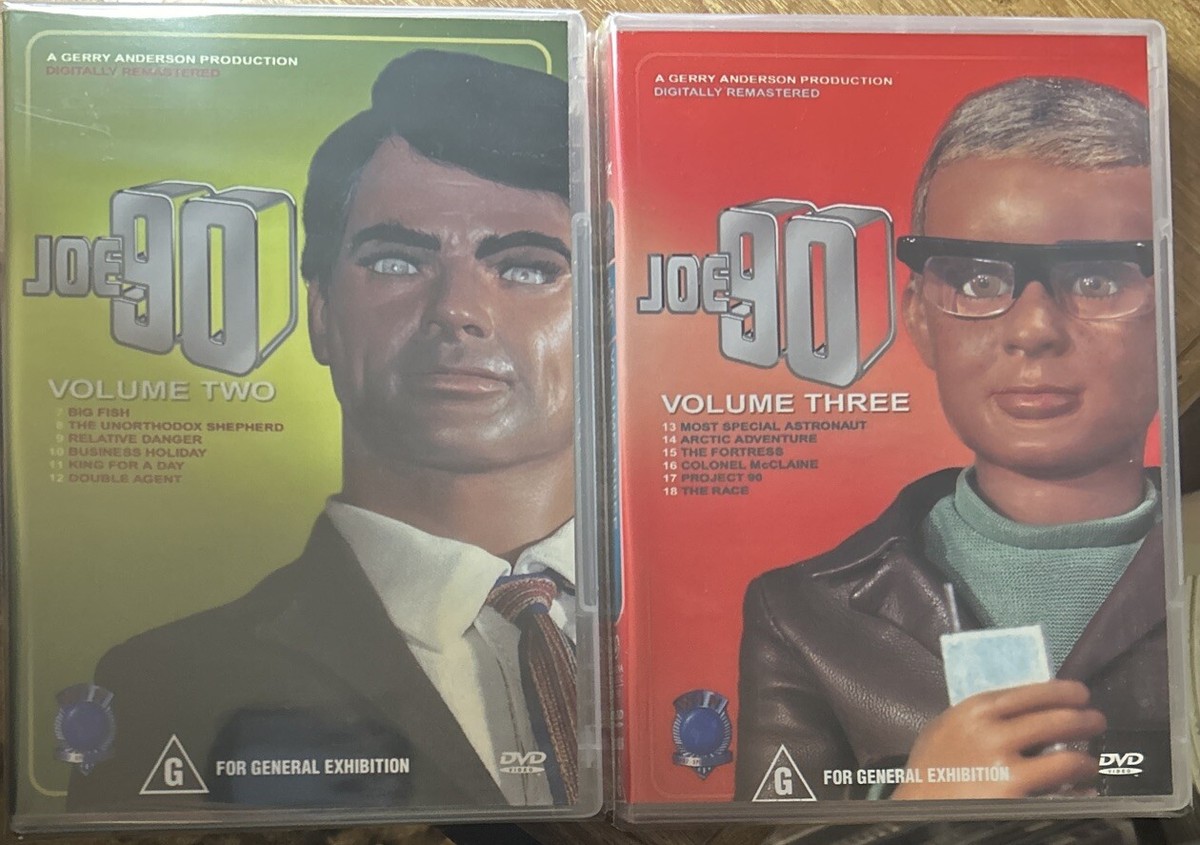 DVD NEW: Joe 90 (Volume 02 & 03) - 10 Episodes Digitally
