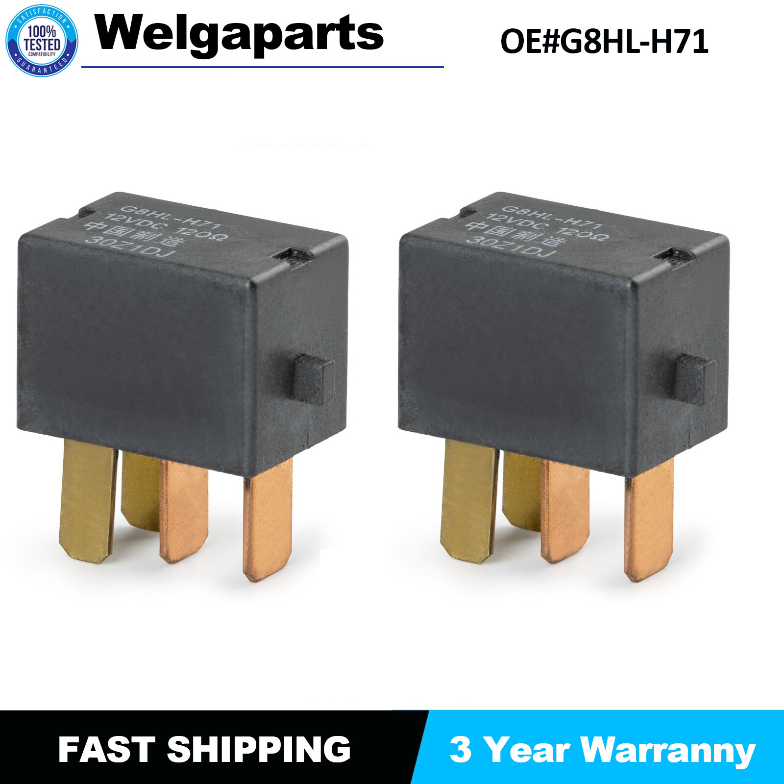 2PCS A/C Compressor Relay For Honda Odyssey Pilot Ridgeline CR-V CR-Z G8HL-H71-image