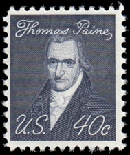 US Stamp #1292 - 1968 40¢ Thomas Paine, EzGrade™ G/VG, MNH OG