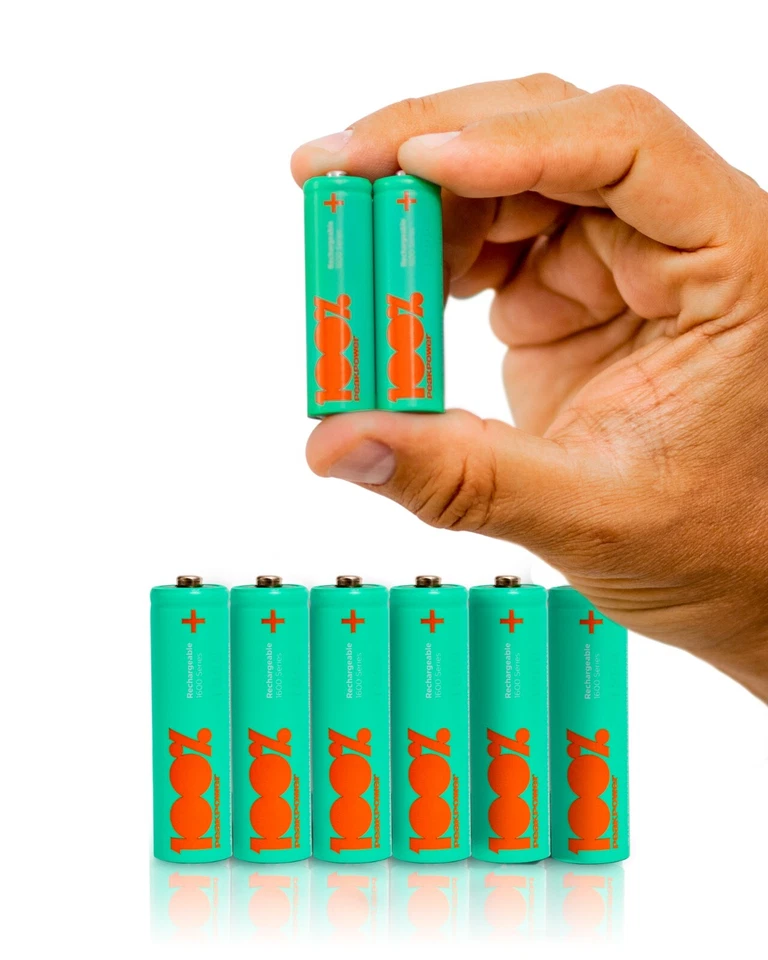 Rechargeable Batteries AA & AAA 100%PeakPower Long Lasting NiMH Batteries NEW - Image 2 of 4