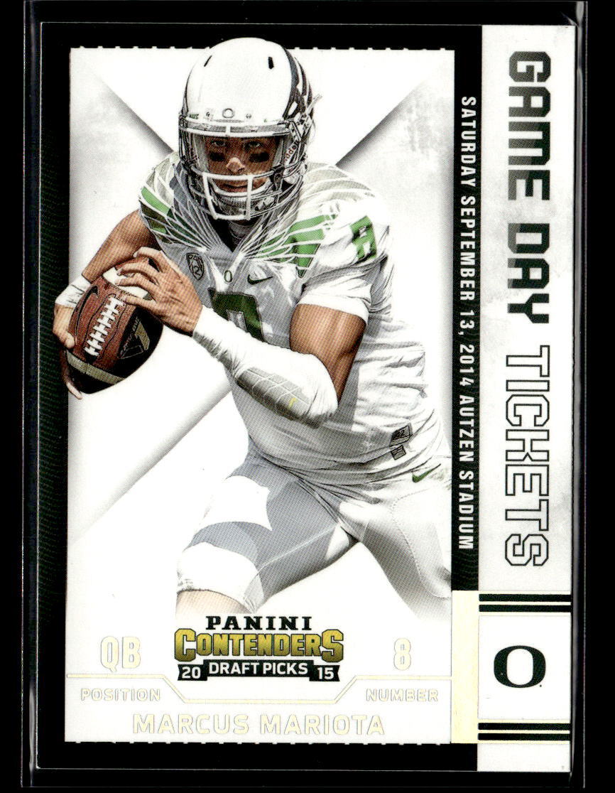 Marcus Mariota Panini Contenders Draft Picks Game Day Tickets #31 Game Day Tickets