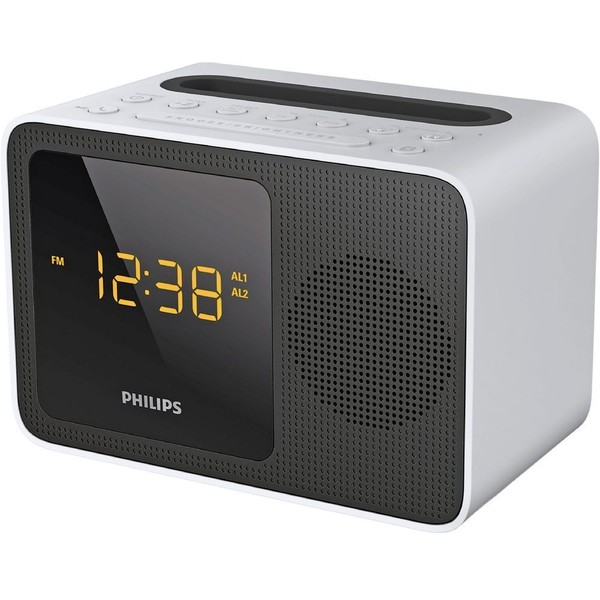 Philips AJT5300 Dual Alarm Clock Radio White for sale online eBay