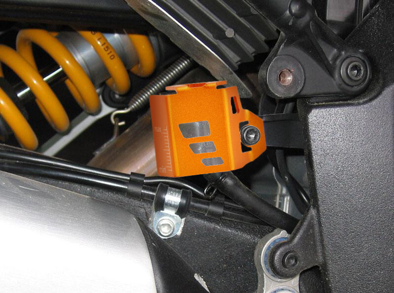 LOTFI Moto Arancione Posteriore Coperchio Del Serbatoio Del Fluido Tappo Di Protezione Misura For KTM 1090 Adventure 1190 Adv 1290 Super Adventure R/S (Size : 1090 ADV - 8