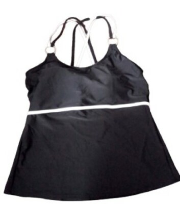 Venus Tankini Oberteil schwarz/weiß Größe UK 14 DH014 EE 19