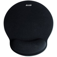 Allsop MousePad Pro Memory Foam Mouse Pad with Wrist Rest 9 x 10 Black 30203