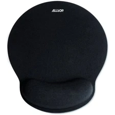 Allsop MousePad Pro Memory Foam Mouse Pad with Wrist Rest 9 x 10 Black 30203