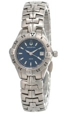 Bulova Accutron Blue Dial Stainless Steel Women's Watch 26M00 -Store Display