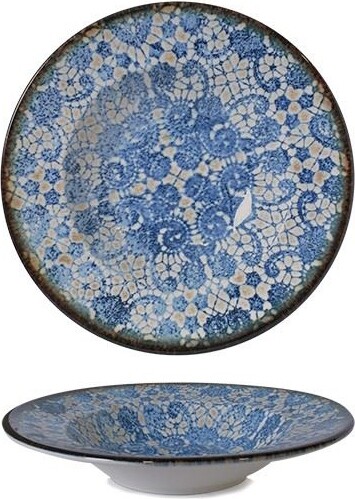 Cegeco & Alar Piatto Valencia Pasta cm 25 Bluet CEG273789