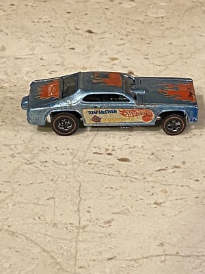 Hot Wheels Redline Tom Mcewen Mongoose II Ice Blue U.S. 1969