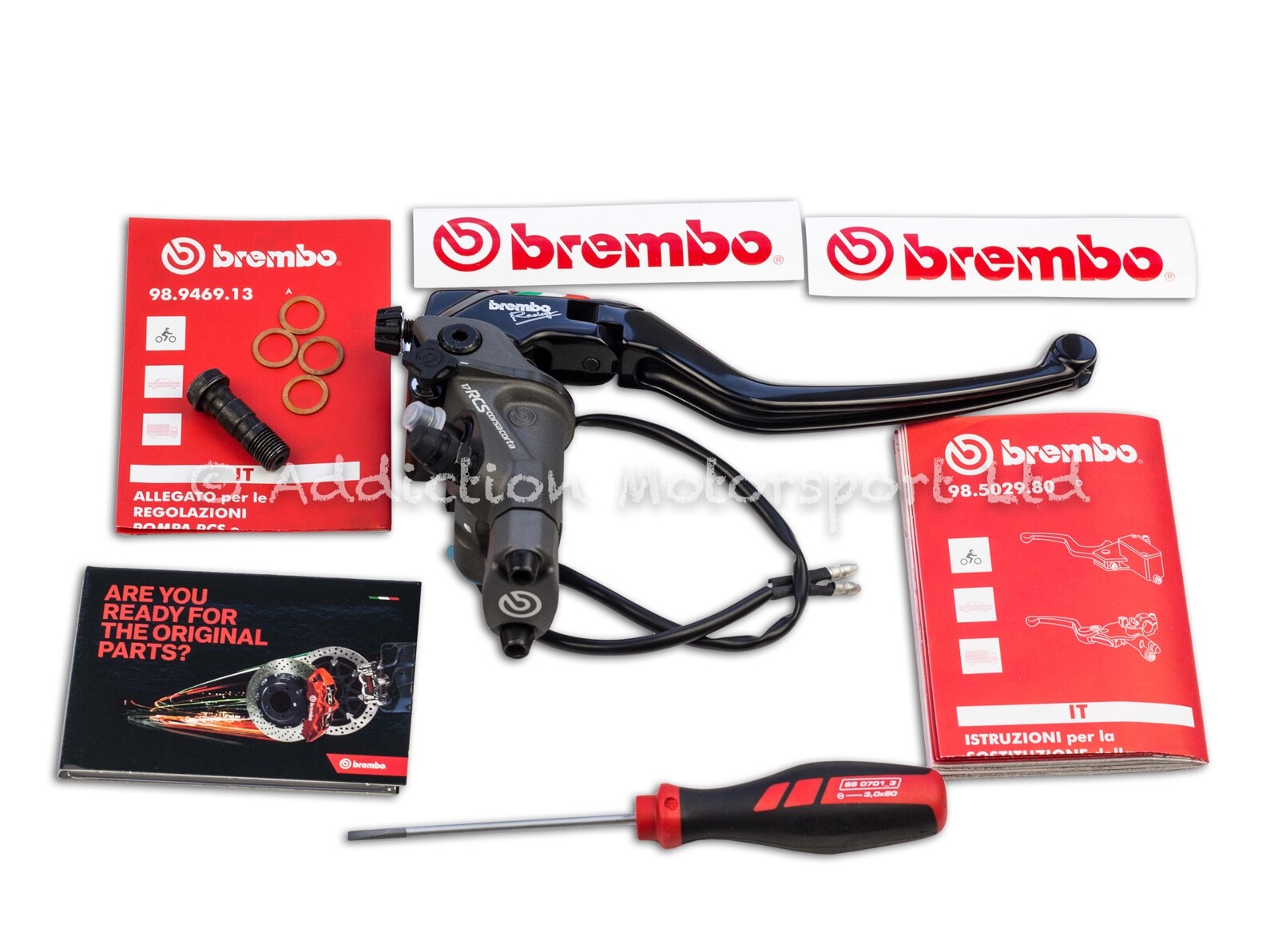h*o様 brembo 17RCS corsacorta Brembo 17RCS Corsa Corta Radial Brake Master Cylinder - Bayside