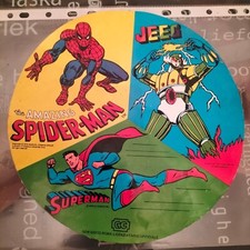 Adesivo Marvel 1979  Spiderman Jeeg Robot Superman New Gioco