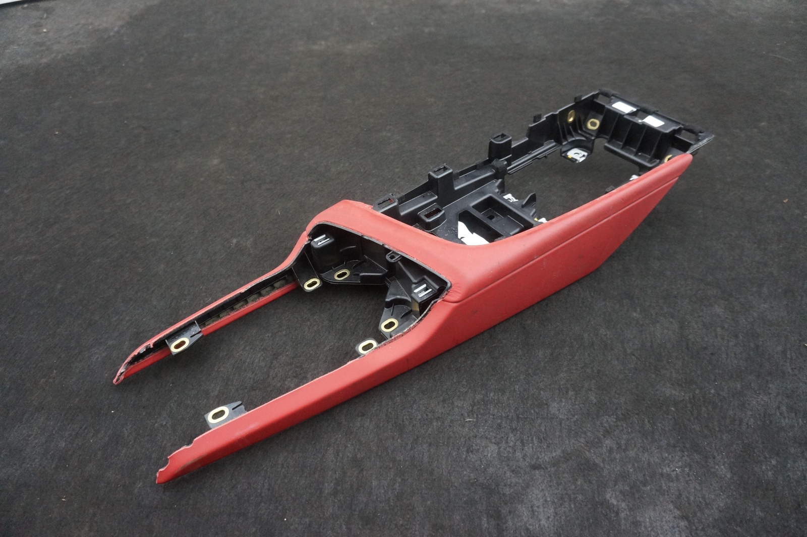 Front Center Console Trim Cover Panel Red OEM 4S1864357D Audi R8 4S 18-24 *Note
