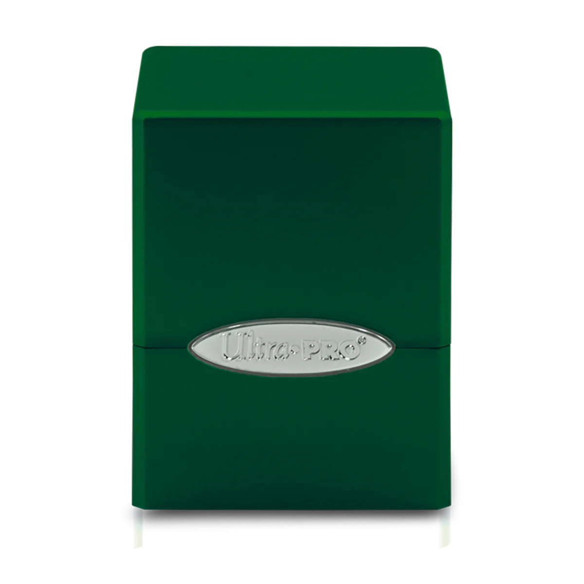 Ultra PRO Hi Gloss Green Satin Cube Deck Box Card Holder Organizer Storage Case