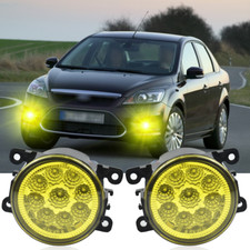 2xgolden Yellow Front Fog Driving Light 6612019nas For Ford Focus 2012 2013 2014